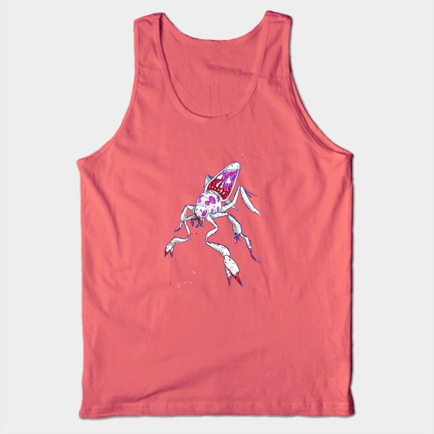 Robot Parasite Tank Top by Mended Arrow